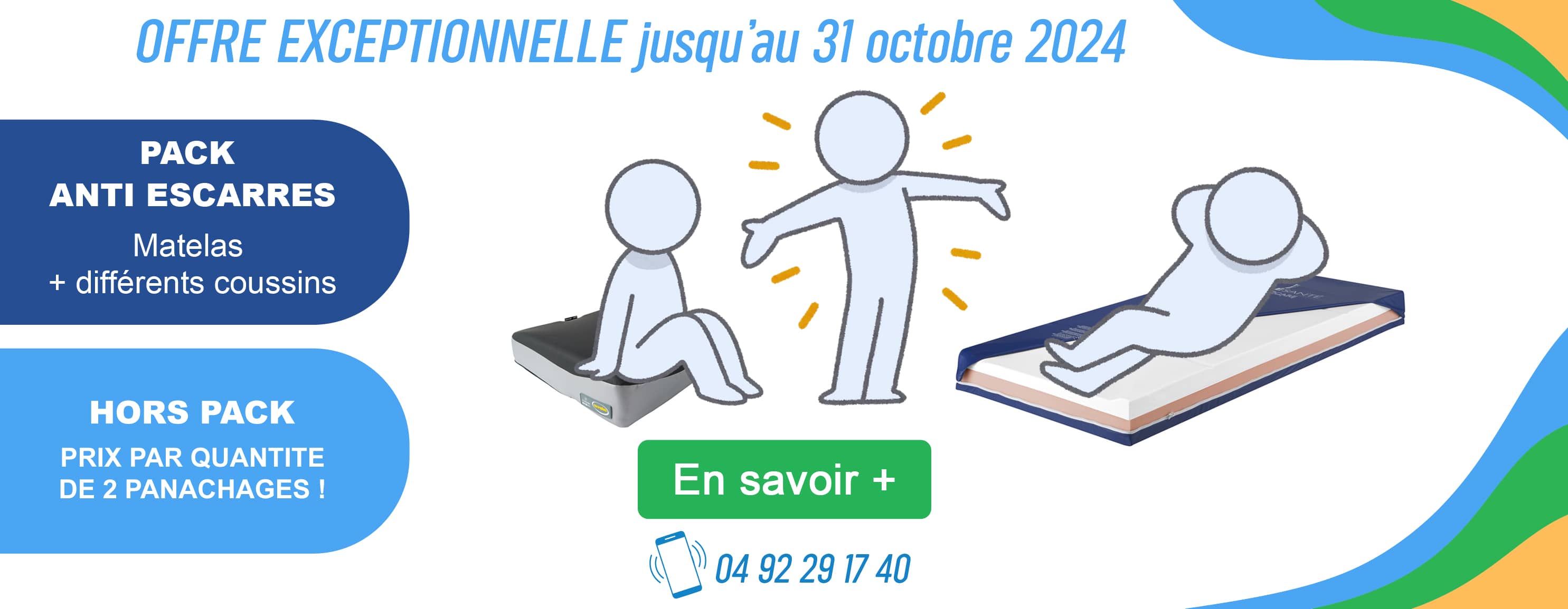 Offre exceptionnelle Promo de la rentrée : Pack Anti-Escarre