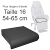 Assise viscoélastique pour fauteuil à pousser Taille 16 - 54/65 cm - INNOV'SA