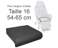 Assise viscoélastique pour fauteuil à pousser Taille 16 - 54/65 cm - INNOV'SA