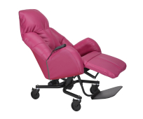 Fauteuil à Pousser Electrique - Liberty e II - PVC Framboise - INNOV'SA