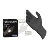 Gants Nitrile - Non Poudrés - Sensiskin - Noir - Bte de 100 - EUROMEDIS