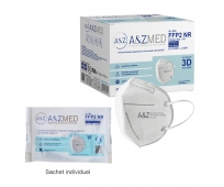 Masque Protection FFP2 - Bte de 50 - AZMED