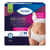 TENA Silhouette Plus - Taille basse - Blanc - Taille M - Paquet de 12