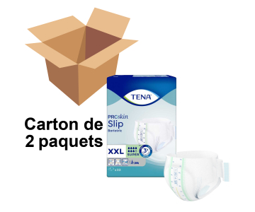 TENA Slip Proskin Bariatric - Super - XXL - x32 - Carton de 2 paquets