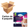 TENA Silhouette Plus - Taille basse - Blanc - Taille M - Paquet de 12 - Carton de 6 paquets