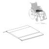 Toile d'ssise rembourrée - Fauteuil Roulant Action - 38 x 40 cm - INVACARE