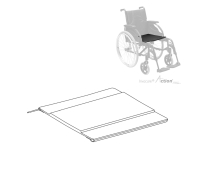 Toile d'ssise rembourrée - Fauteuil Roulant Action - 38 x 40 cm - INVACARE